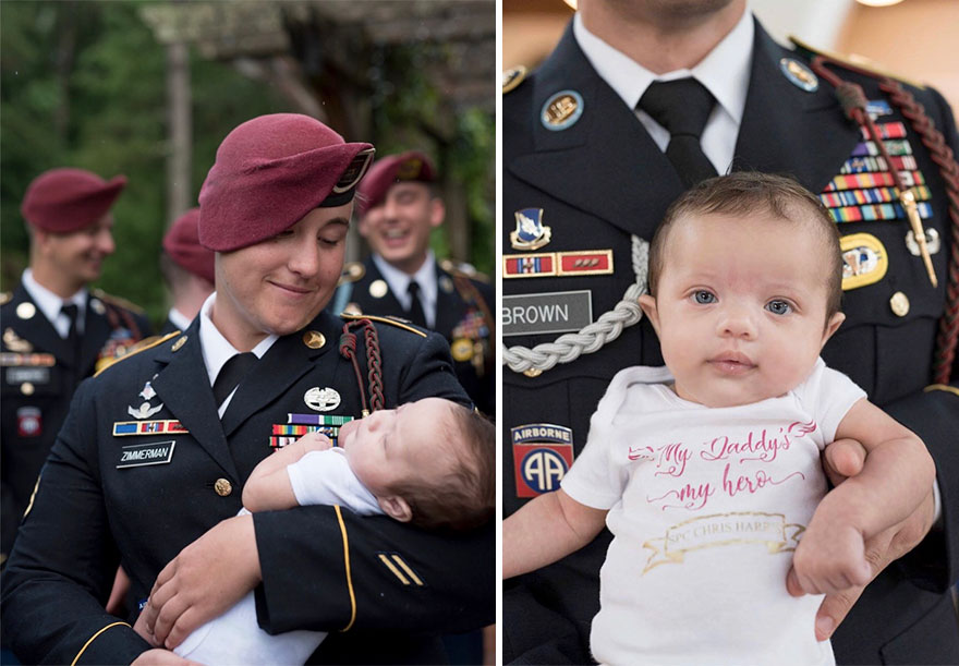 Pictures From Photoshoot Of Army 'Brothers' And Baby Daughter Of A Fallen Soldier Went Viral And It's Clear Why