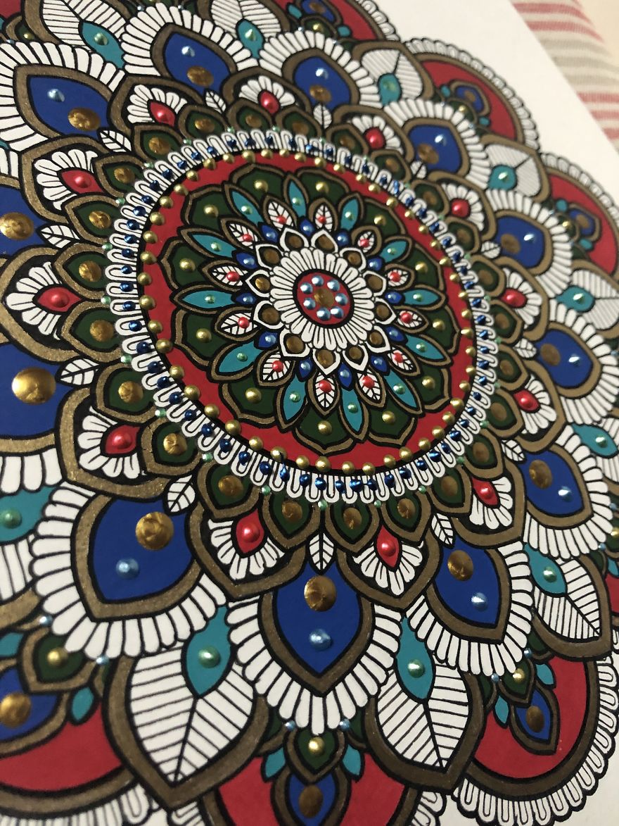 I Draw And Paint Mandalas To Cure My Anxiety