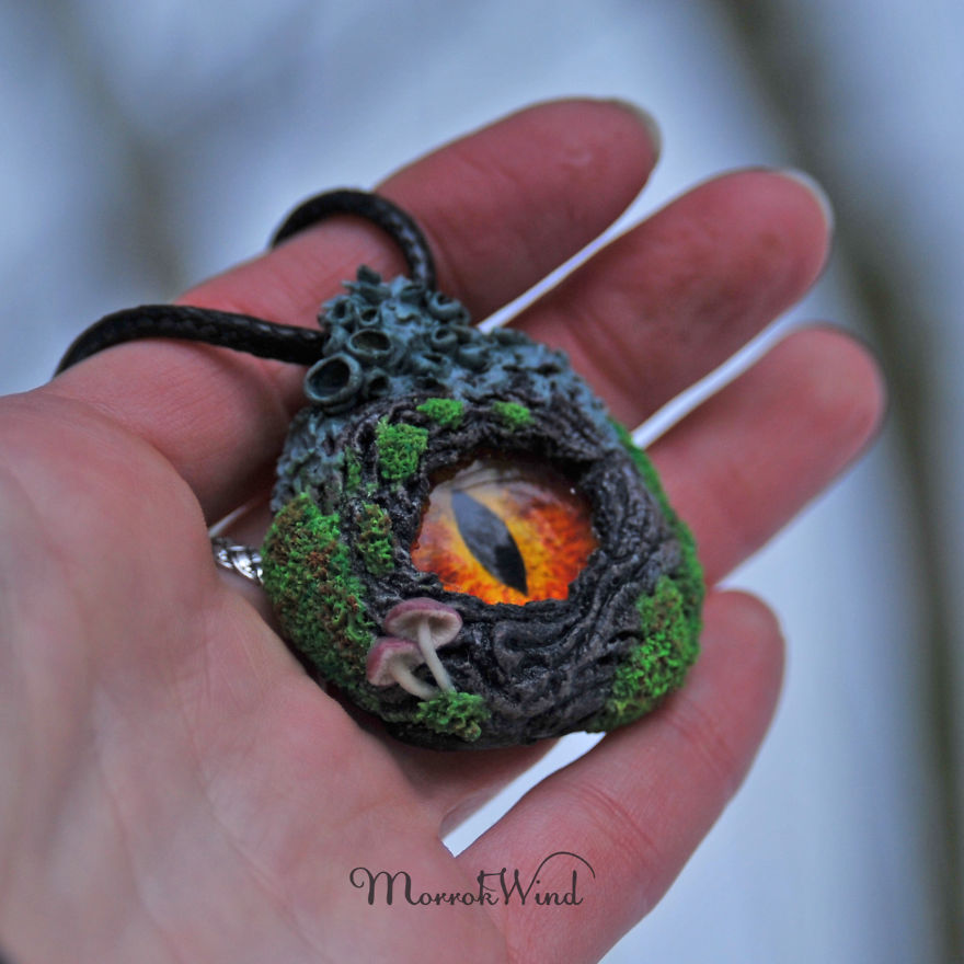 I Am Inspired By The Forest And Natural Textures To Create Decorations From Polymer Clay
