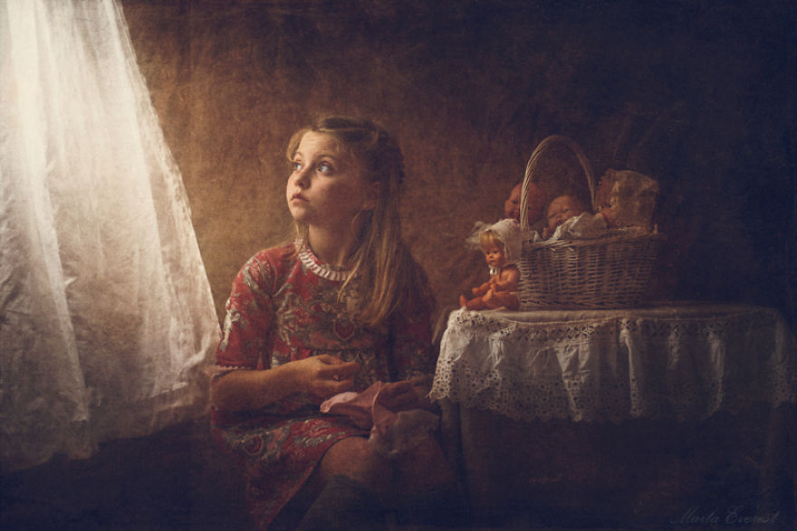 By The Window, Childhood-Inspired Photo Series