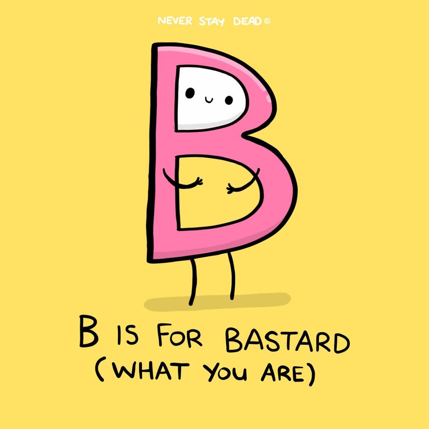 Cute And Offensive Alphabet