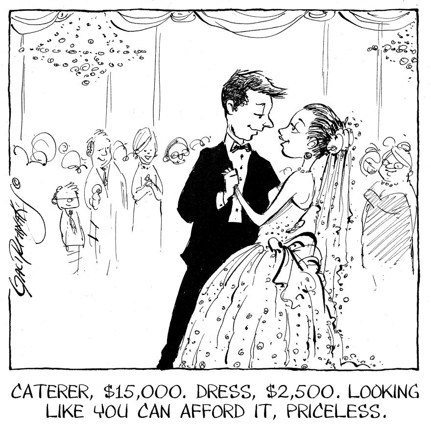 15 Uncomfortable Cartoons About Weddings That People Getting Married Won't  Like | Bored Panda