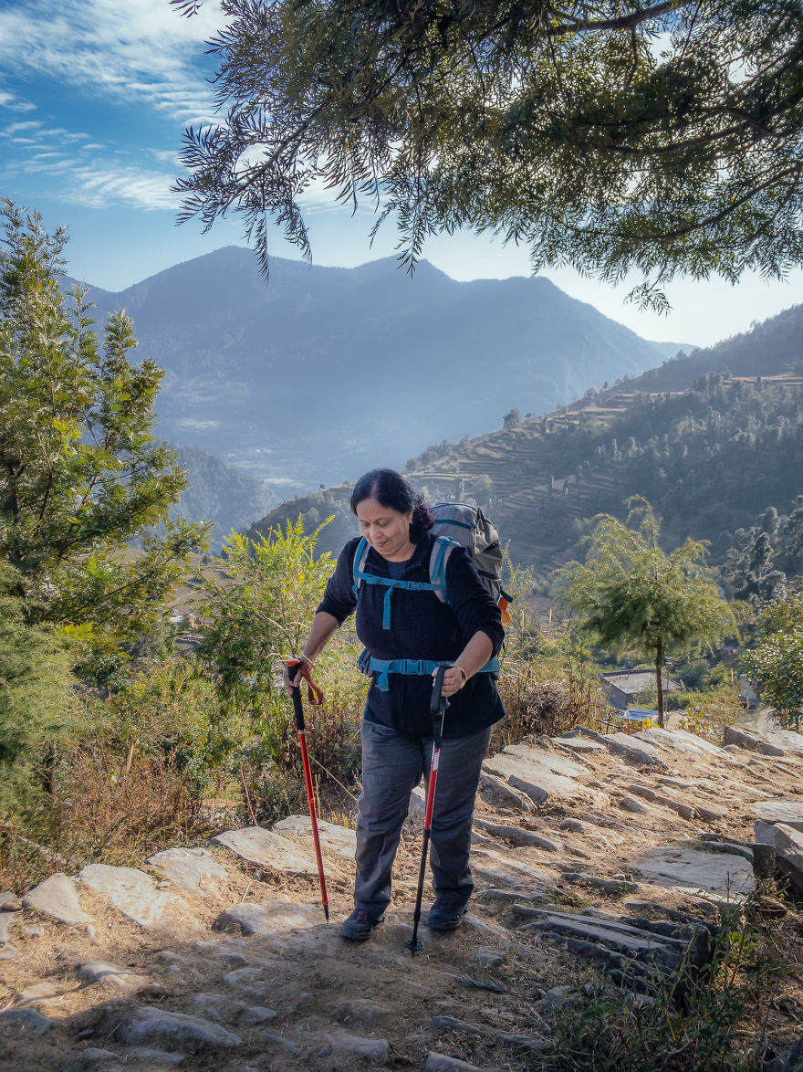 I Made My 58-Year Old Mother Climb The Himalayas At 13k Feet