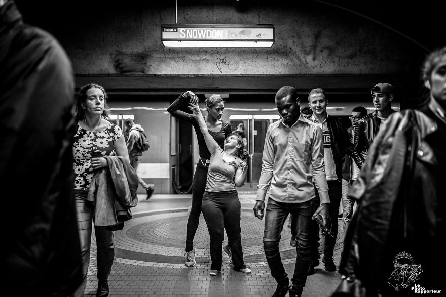 On Satuday, May 5th 2018 At 2:49pm, Two Dancers - One Of Which Lives With Cerebral Palsy - Were Dancing In The Corridors Of A Montreal Metro Station