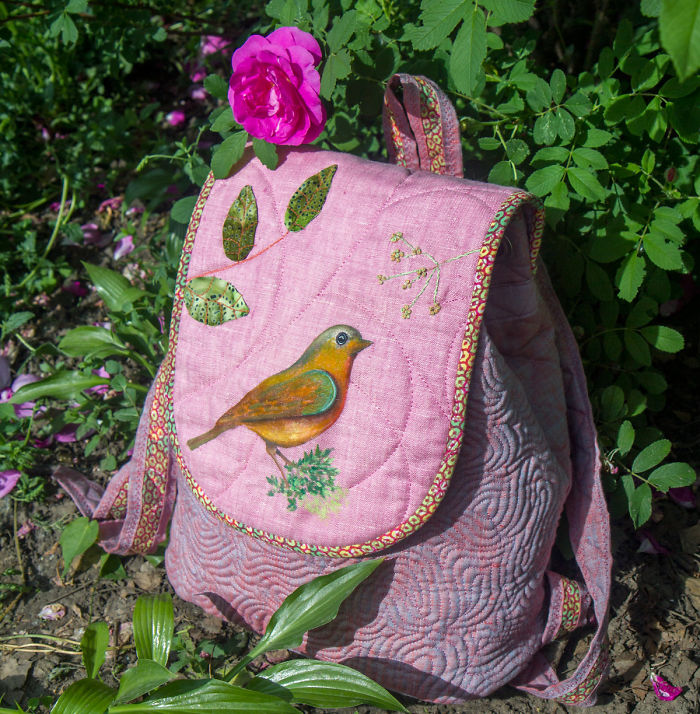 Together With My Mom, We Create One-Of-A-Kind Hand-Painted Backpacks