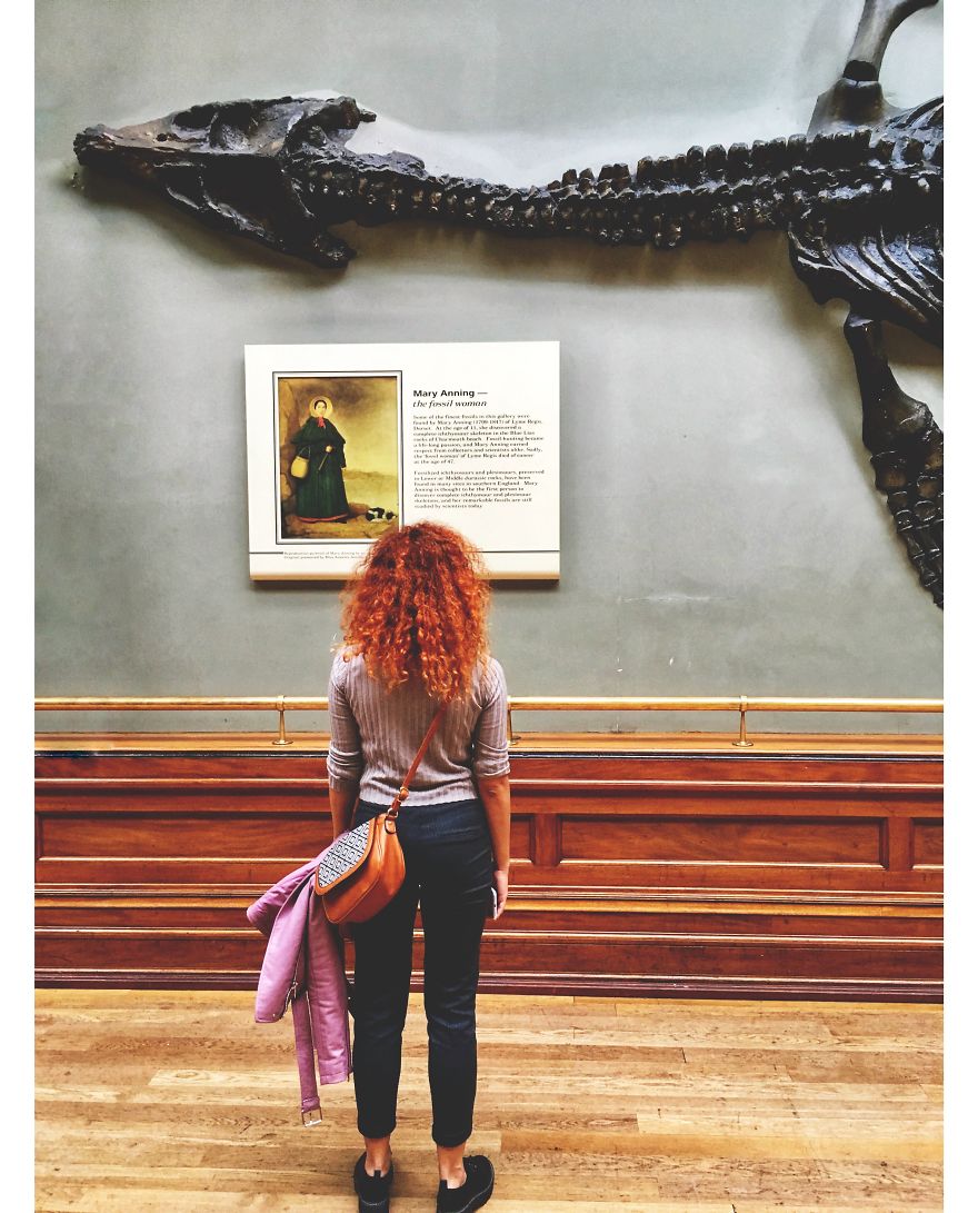 National History Museum, London, The U.k., 2017. When You Feel Absolutely Helpless And Envious, Because Some Other Mary Managed To Find "A Complete Ichthyosaur Skeleton" When She Was Just 11 Y.o., And You, An Adult Of 25 Years, Can't Even Find Matching Socks In Your Wardrobe.