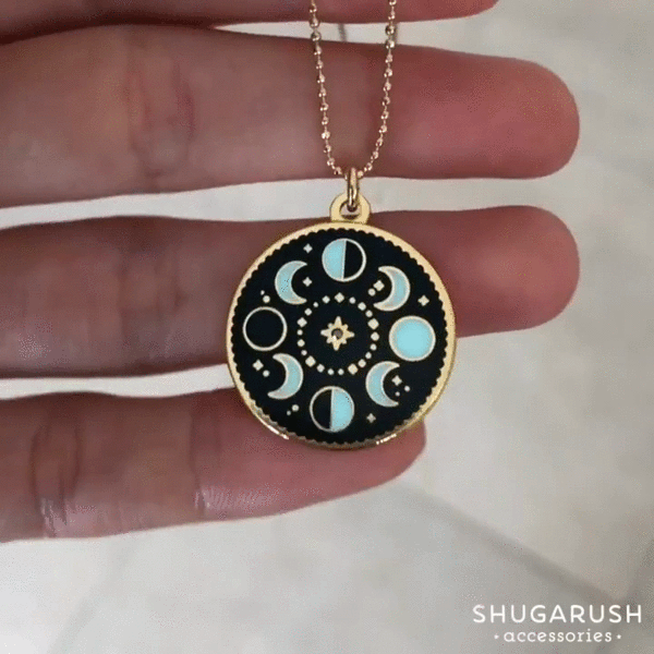 I Create Glow In The Dark Enamel Pins And Galaxy Necklaces