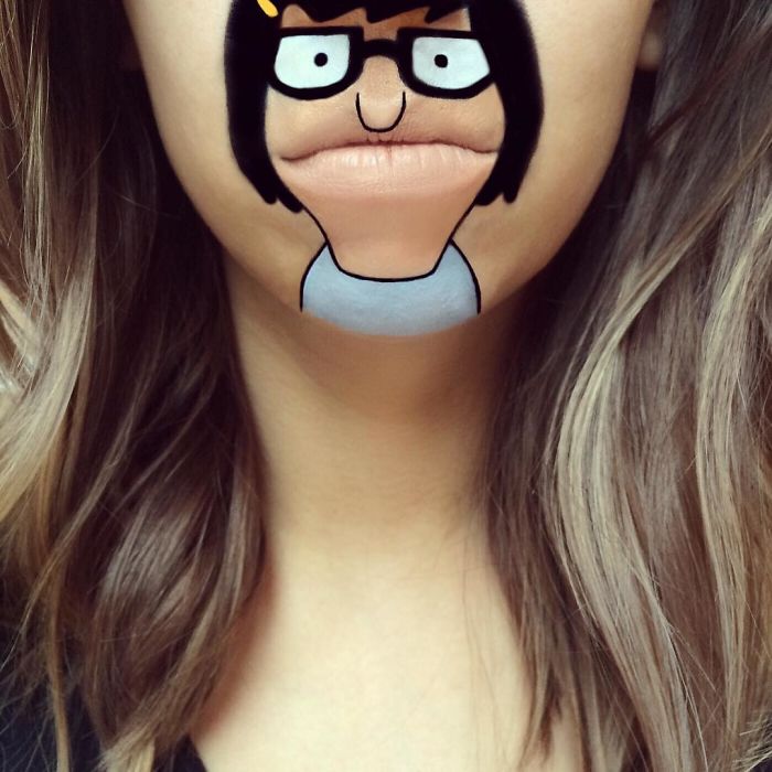 This Artist Turns Her Lips Into Pop Culture Characters