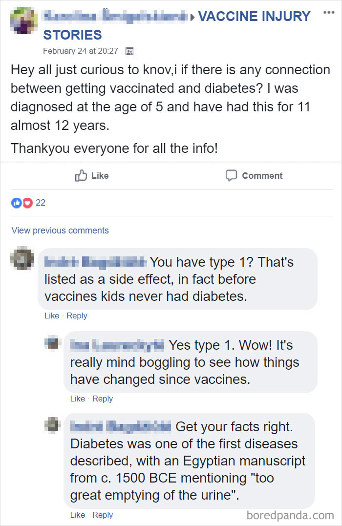 Before Vaccines, Kids Never Had Diabetes