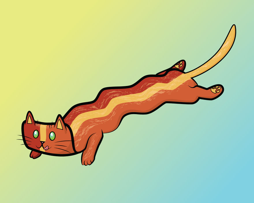 Bacon Cat