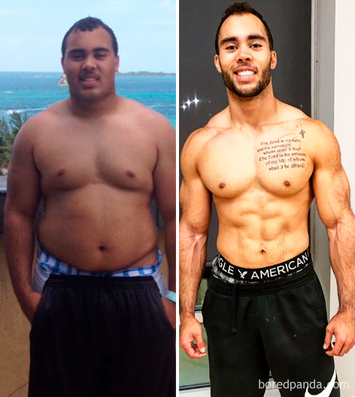 Natural weight loss transformations