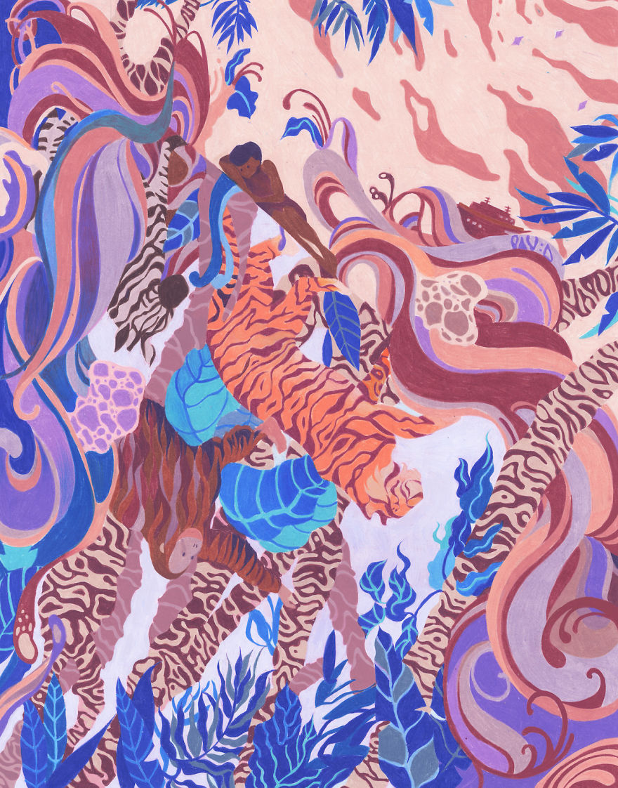 How A Non-Illustration Student Used Colored Pencils To Become An Illustrator