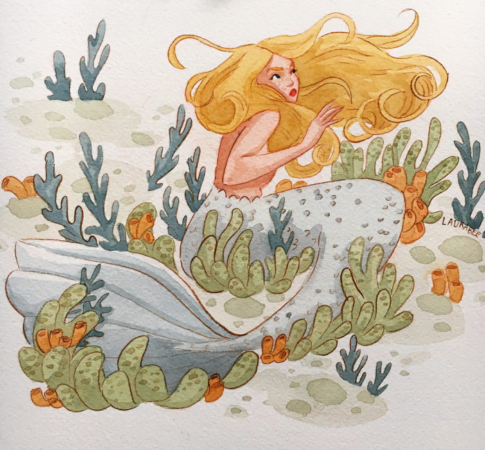 I’ve Been Drawing Mermaids For Whole May And These Are The Results