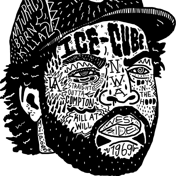 I Drew Famous Rap And Hip Hop Icons Using The Song Lyrics