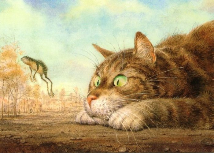 Russian Artist Makes Art With Cats And You’ll Want To Put Them On The Wall