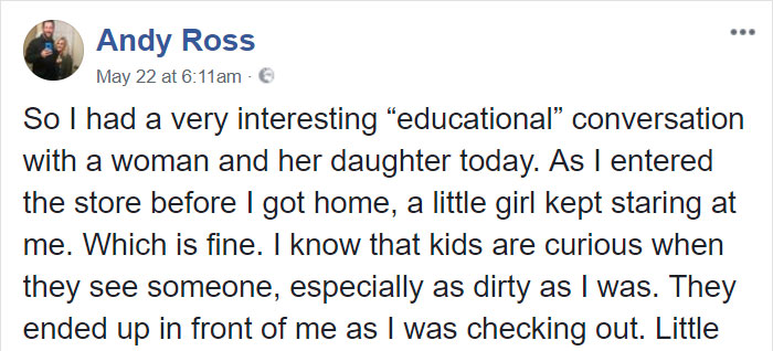 Mom Mocks Dirty Man At Store In Front Of Her Daughter, So He Reveals His True Identity