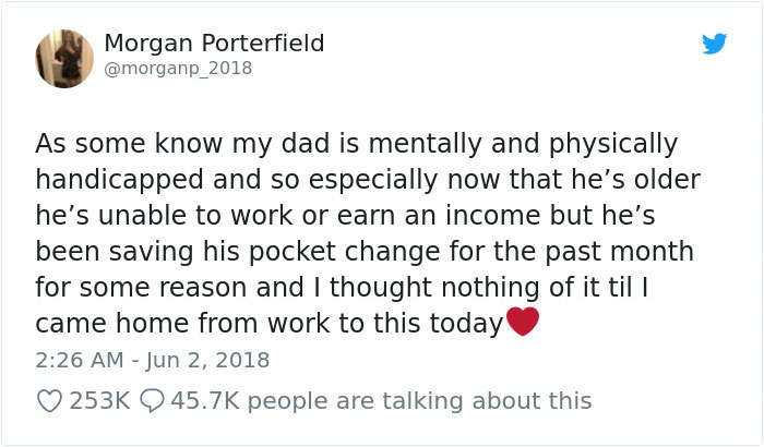 Jobless Handicapped Dad Surprises His Daughter With A Small But Selfless Gift And Now The Internet Can't Stop Crying