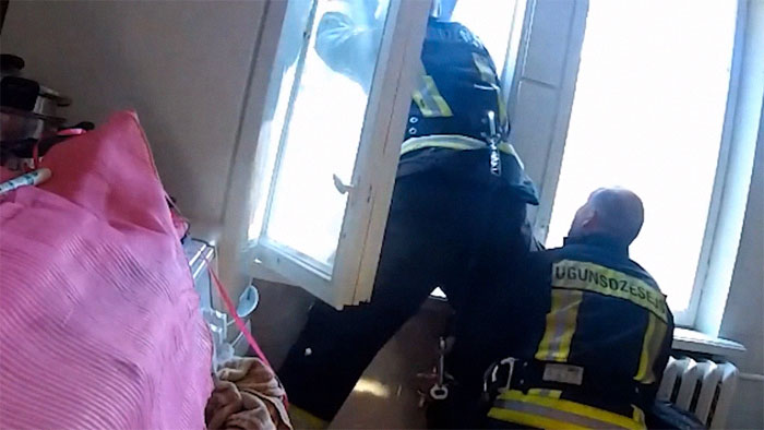 The Way This Latvian Fireman Catches A Suicidal Woman Falling To Her Death Stuns The Internet