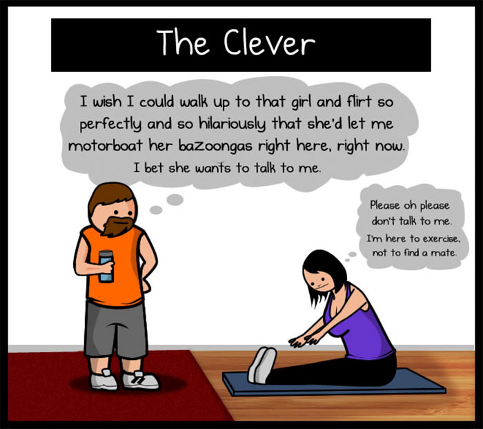 Every Person At The Gym Gets Hilariously Summed Up In 8 Comics, And You Will Relate To The Boobie Girl Too Much