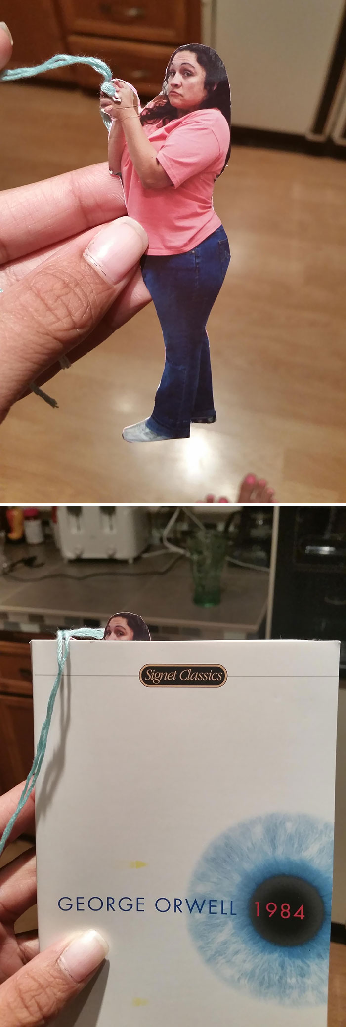 I Asked My Mom For A Cool Bookmark And This Is What She Gave Me (Yes, That Is My Mother)