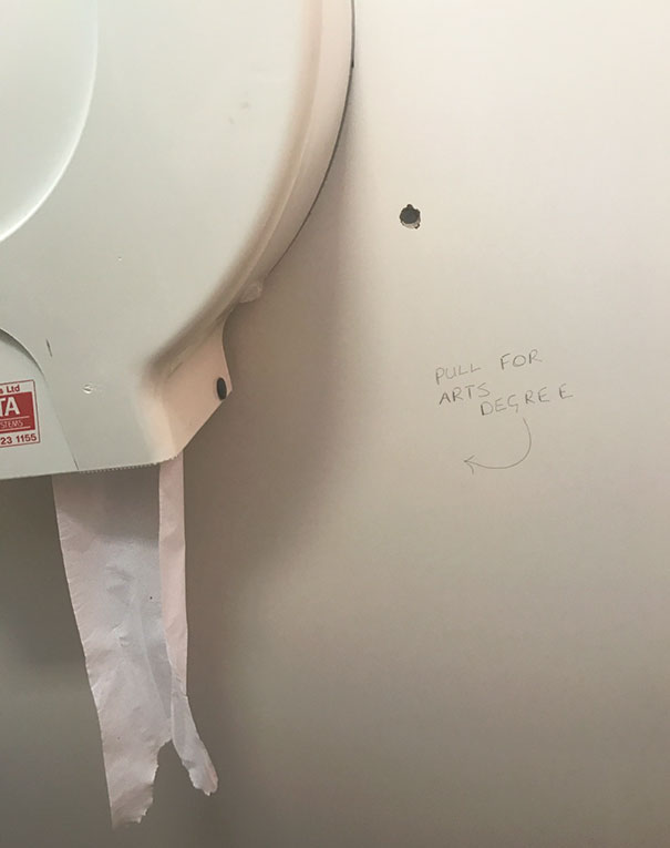 Written On The Bathroom Wall At Glasgow University