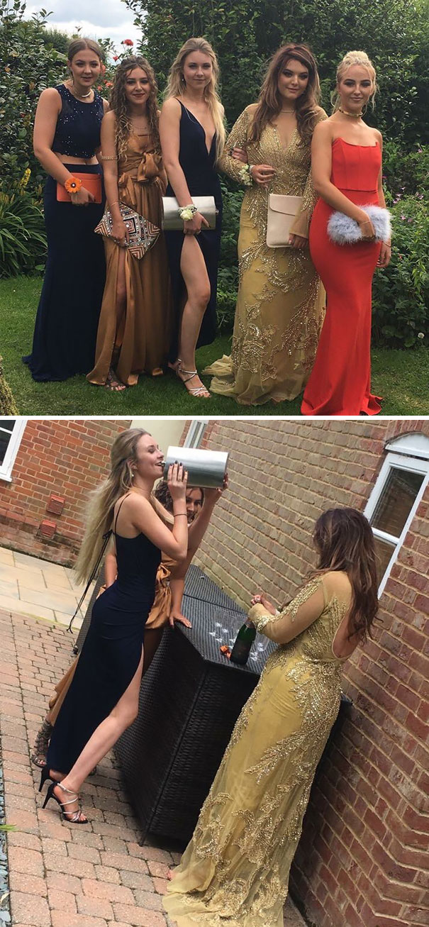 Still Don't Know How I Got Away With A Huge Hip Flask As My Prom Clutch