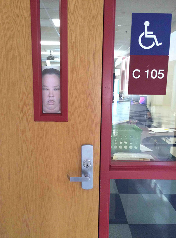 A Kid At My School Had Been Hiding These Behind The Windows