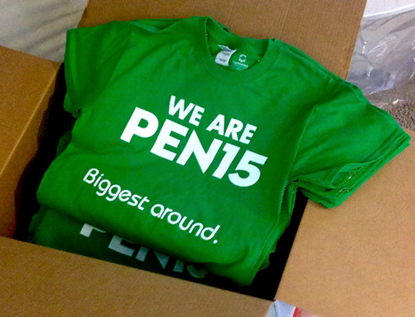 We're The Graduating Class Of Peninsula High This Year (2015). They Told Me I Could Make The T-Shirts. Look What Just Arrived