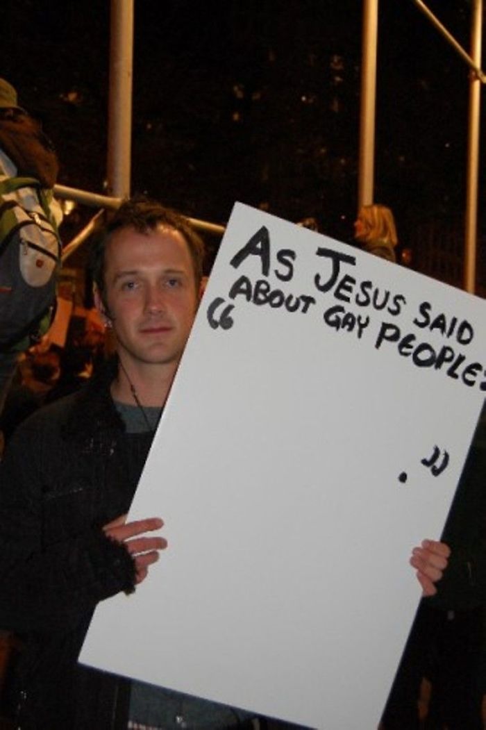 As Jesus Said About Gay People:
