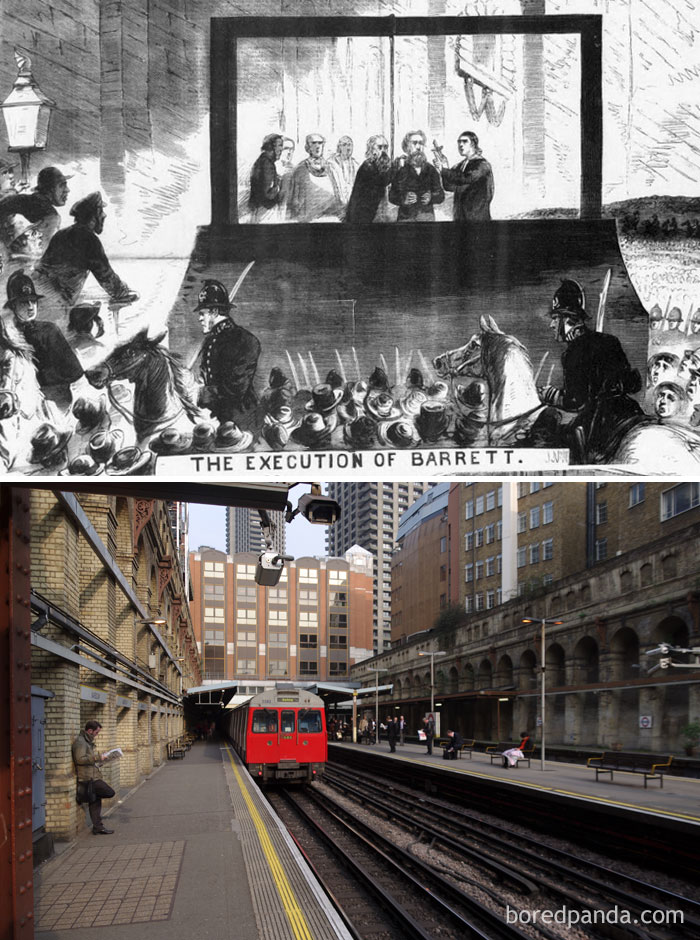 You Could Take The London Underground To The Last Public Hanging In The UK (1868)