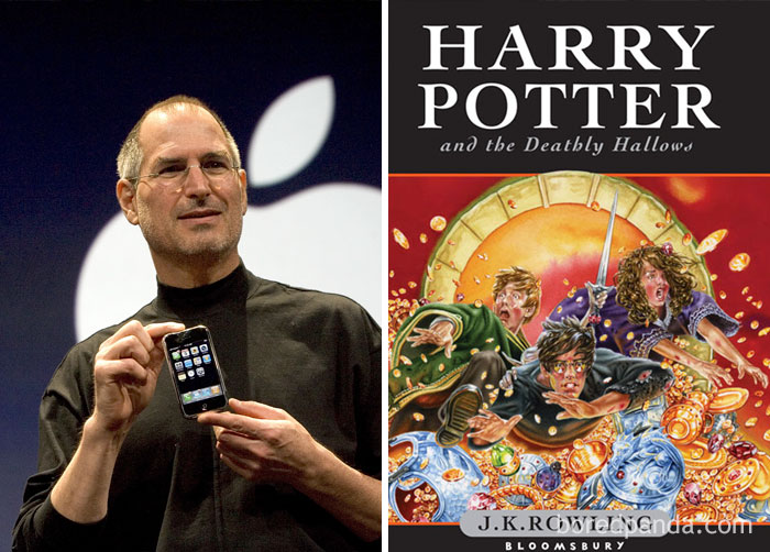 Harry Potter And The Deathly Hallows Was Published In The Summer Of 2007. The Same Summer First Iphone Model Was Released
