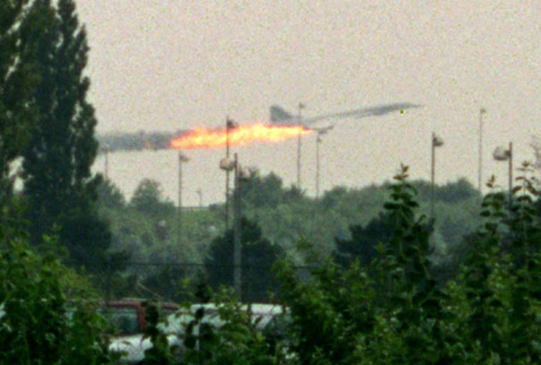The Concorde Crash - Moments After Takeoff One Of The Plane’s Engines Caught On Fire, Causing The Plane To Crash Into A Nearby Hotel, This Killed 113 People