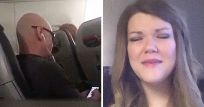 Woman Notices Man Next To Her Is Texting Someone That He’s Sitting Next To ‘Smelly Fatty’, And It Escalates Quickly