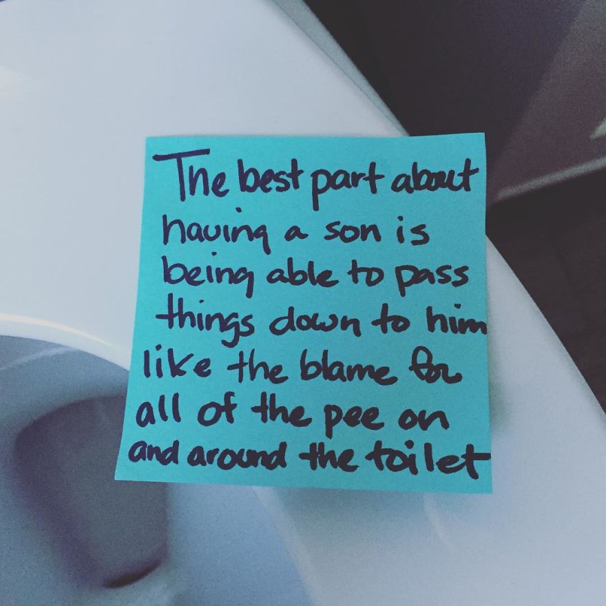 I've Written Over 350 Funny Notes About Being A Stay-At-Home Dad