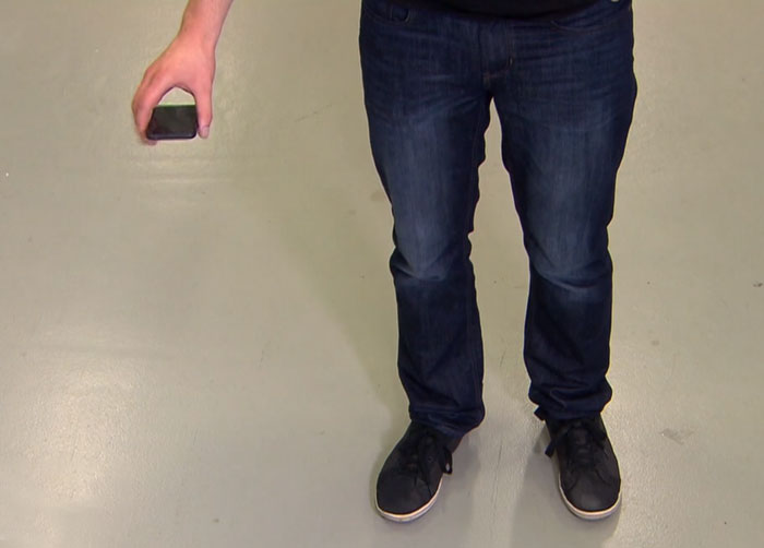 Genius Student Invents "Mobile Airbag" That Deploys When You Drop Your Phone, Tries It With His Phone
