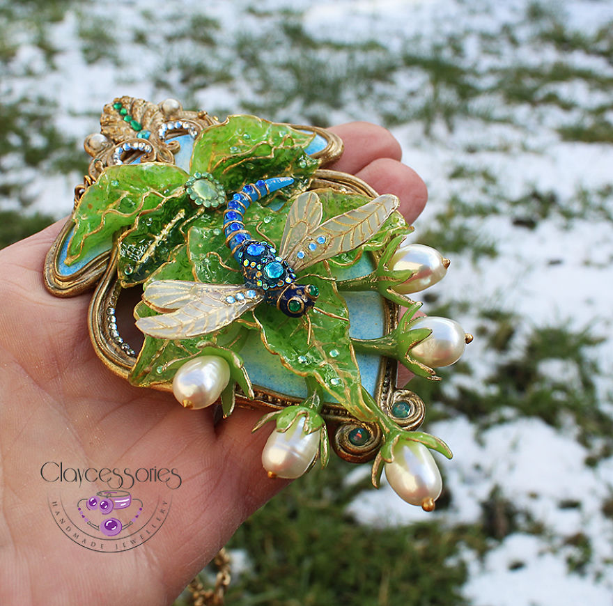 I Use Polymer Clay To Create Unique Art Jewellery