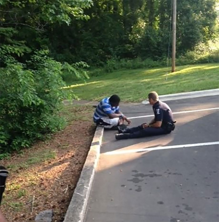 Charlotte Officer Talks To A Potentially Suicidal Teen With Autism