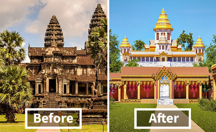If 7 Famous Historical Ruins Were Restored Back To Their Ancient Glory