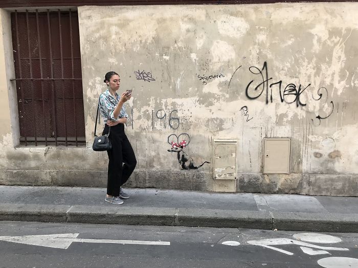 Banksy "Vandalizes" Paris With Six New Works, And They Carry An Important Message