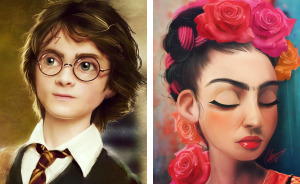 This Artist Draws Pop Culture Characters In Her Own Unique Style, And The Result Is Lovely