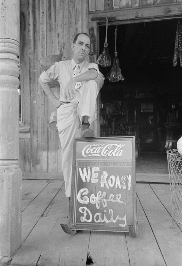 Proprietor Of Small Grocery Store, Jeanerette, Louisiana, 1938