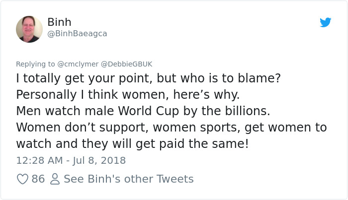 Feminist Accuses Fifa Of Sexism For Paying Men 8x More Than Women In