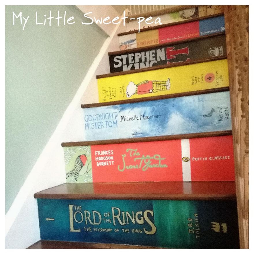 When My Staircase Became The Bookcase Of Our Dreams