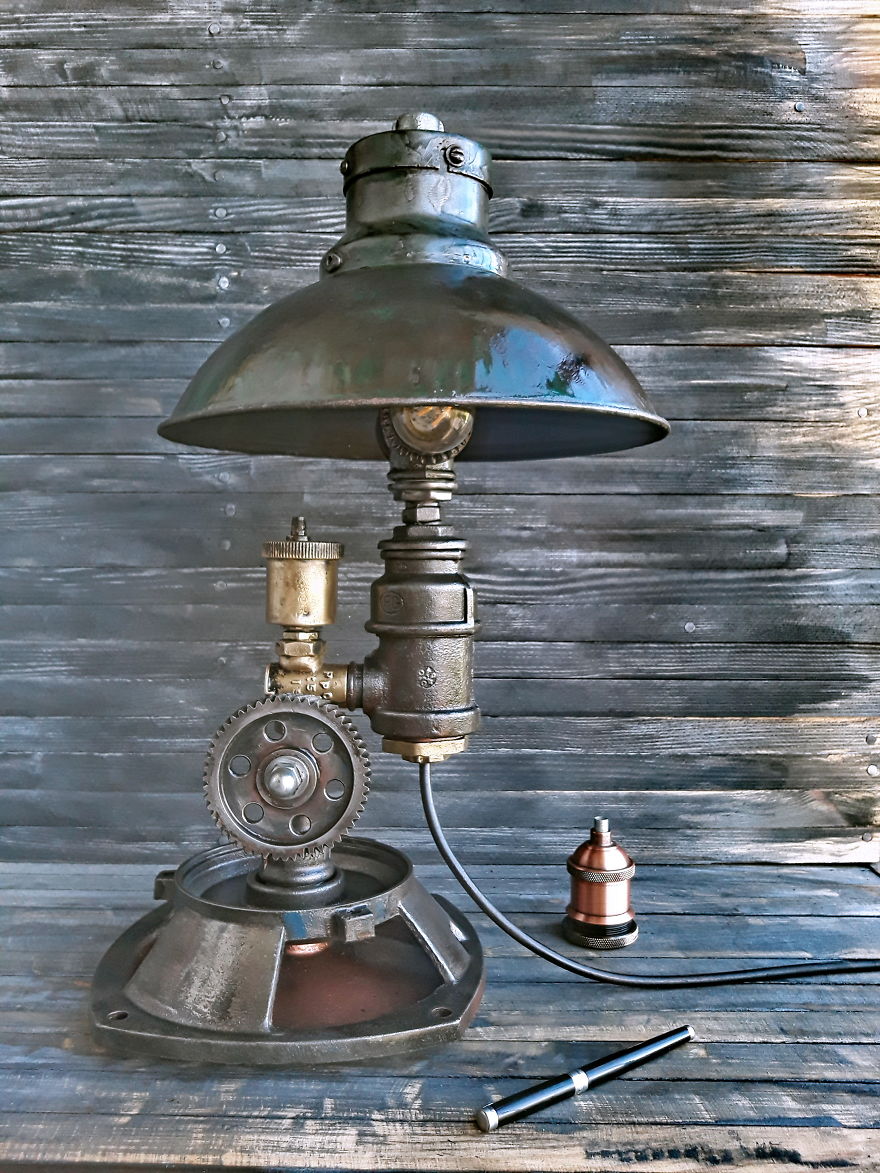 Steampunk Industrial Lamps