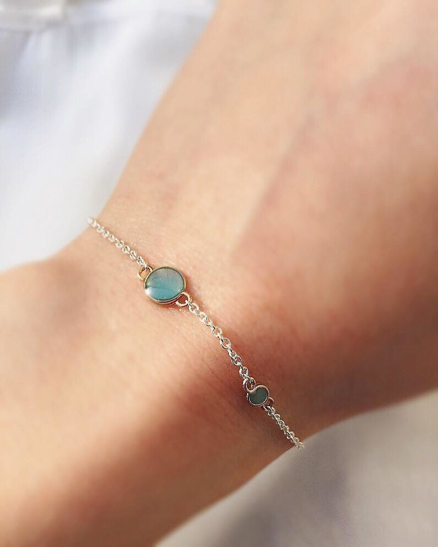 I Made A Blue Collection Using Sterling Silver And Rose Gold With Blue Resin And Glow Resin