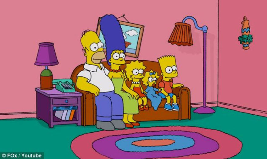 Here’s How The Simpsons Living Room Might Look If They Changed The Style