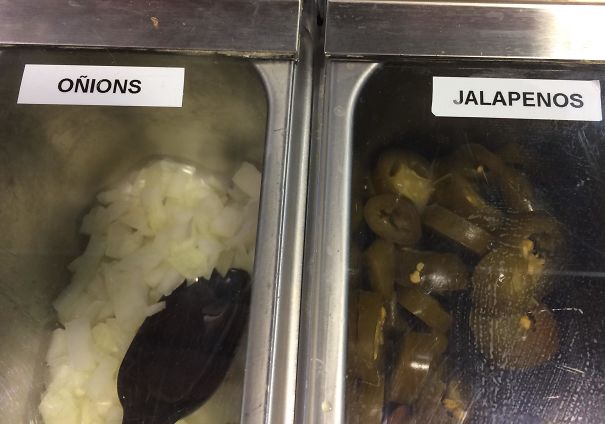 This Gas Station Used The "Ñ" For "Oñions" But Not "Jalapenos"