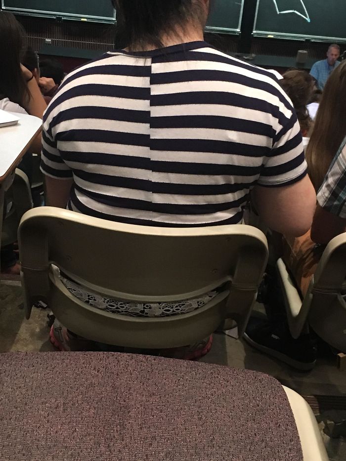 La espalda de esta camiseta