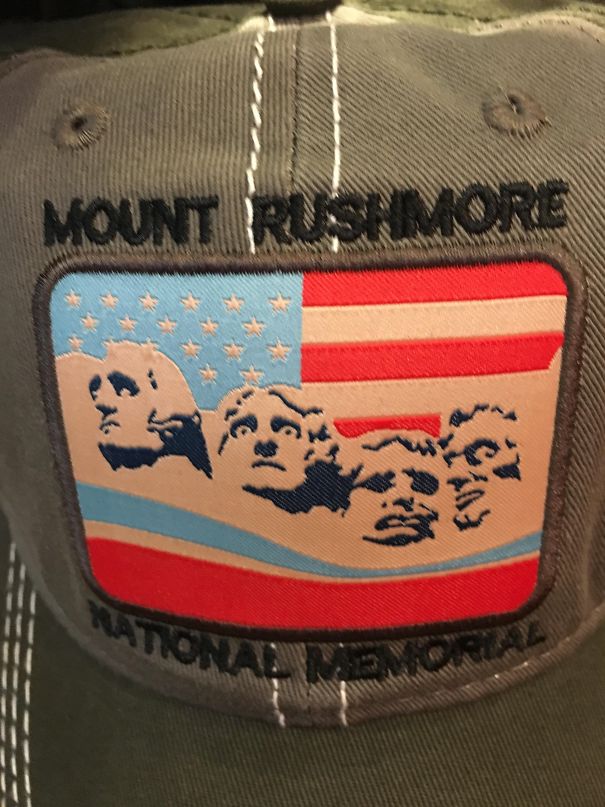 I’ll Have What Thomas Jefferson Is Having... One Of The Funniest Hats Here At The Mount Rushmore Souvenir Shop...