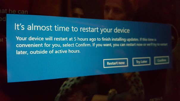You're Planning To Restart My Tablet When, Microsoft?